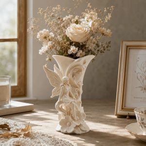 BEYTM Artistic Shape Fairy Vase 3D Printed Flower Arrangement Floral Container Ins Style Decoration Art Ornaments Decor