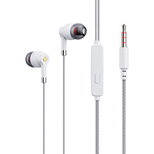 INBOX WORLD Earphone 3.5mm Clear Bass HD Audio Stereo Microphone Headphone Headset Handsfree