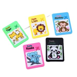 MMLUCK Đồ chơi khối trò chơi Học tập Sáng Tạo Trò chơi giải đố Hoạt hình động vật Quà Tặng trẻ em Câu Đố trượt cho trẻ em Quà Tặng mẫu giáo Đồ chơi phát triển Trò chơi ghép hình Đồ chơi trượt di chuyển Đồ chơi xếp hình số Giáo Dục Sớm