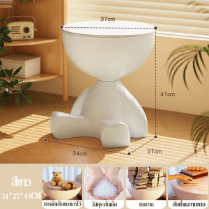 โต๊ะกาแฟ เหมาะสำหรับระเบียง ห้องนั่งเล่น ข้างเตียง วัสดุพีอี โต๊ะกาแฟ โต๊ะกินข้าว โต๊ะกลมโมเดิร์น Side table โต๊ะห้องรับแขกสไตล์มินิมอล