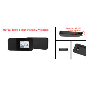 Bộ phát Wifi 5G: Inseego MiFi X PRO M3100: Cat20 Wifi 6 băng tần kép pin 5050mAh