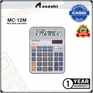 [Profit Margin Calculation] Casio MC-12M Shop Calculator Original- Percentange Calculation / Cost Sell Margin Function