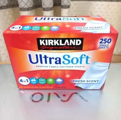 Giấy Thơm  Quần Áo Cao cấp Kirkland  Mỹ ( Kirkland )  Premium Fabric Softener - 3 Tờ