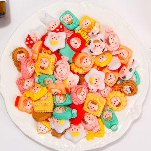 JT Garden B009 (เซท 5 10 ชิ้น คละแบบ) (เรซิ่นเปล่า ไม่แถมตัวติด) อุปกรณ์ตกแต่ง งาน DIY แต่งเคสโทรศัพท์ แต่งกิ๊บ งานฝีมืออื่นๆ รูปขนม ของหวาน 3 D พร้อมส่งจากไทย