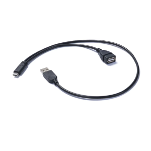 Type C to USB Female and USB Male OTG Data Cable for Connecting Devices Like Game Controllers and Readers