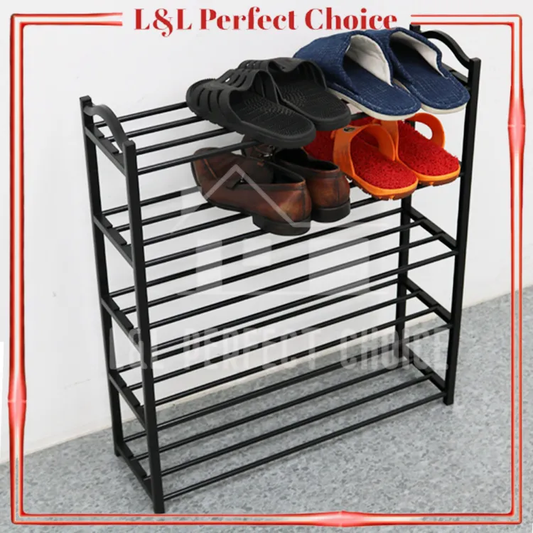 Tier Boot Rack Amazon AOODA Tier Long Metal Shoe Rack For Closet