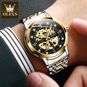OLEVS Watch for Men Original Water Proof Automatic Relo Business Fashion Mechanical Luminous Stainless Steel Watches