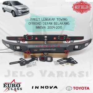 Paket Towing Bumper Depan Dan Belakang Toyota Innova 2004-2015 Model Offroad