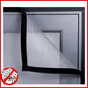 Anti-lamok screen mesh anti-door plastic gauze Velcro window screen pambahay na simple