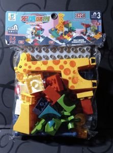 Đồ Chơi Xếp Hình Cho Bé Luckykid Bộ Đồ Chơi Lắp Ráp Cầu Trượt Thả Bi Đồ Chơi Giáo Dục Cho Bé 07016