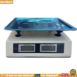 40kg/1g Commercial Price Scale with Stainless Steel Plate Electronic Small Scale Waterproof for Farmers Market Meat Shop