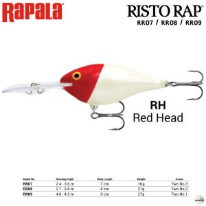 เหยื่อปลอม RAPALA RISTO RAP RR07/RR08/RR09