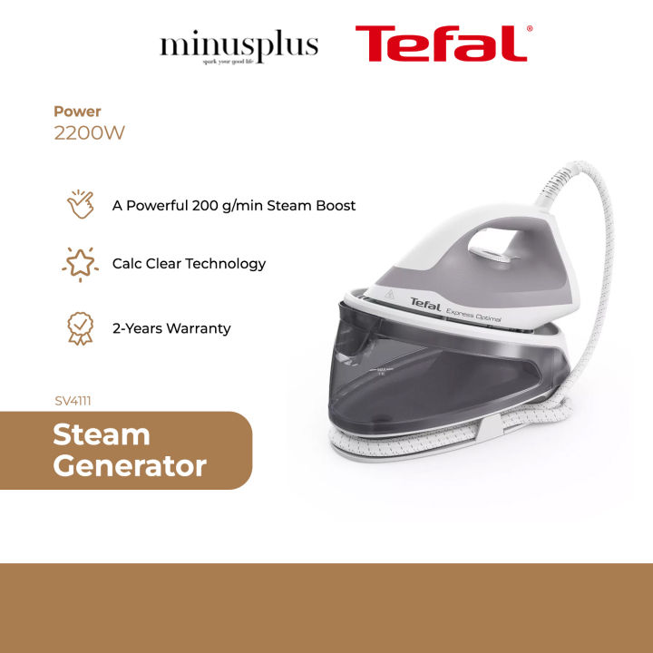 Tefal Xpress Glide Soleplate Express Optimal Steam Generator Iron ...