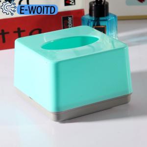 E-WOITD Commercial Grade Square Plastic Tissue Box Home Restaurant Living Room Drawer Type Can Print Logo Easy To Assemble Tissue Box
