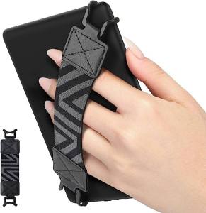 MoKo Security Hand-Strap for 6-8" Kindle eReaders Fire Tablet - Kindle/Kobo/Voyaga/Lenovo/Sony Kindle E-Book Tablet High-Elasticity Versatile Hand Strap Lightweight Finger Grip Holder