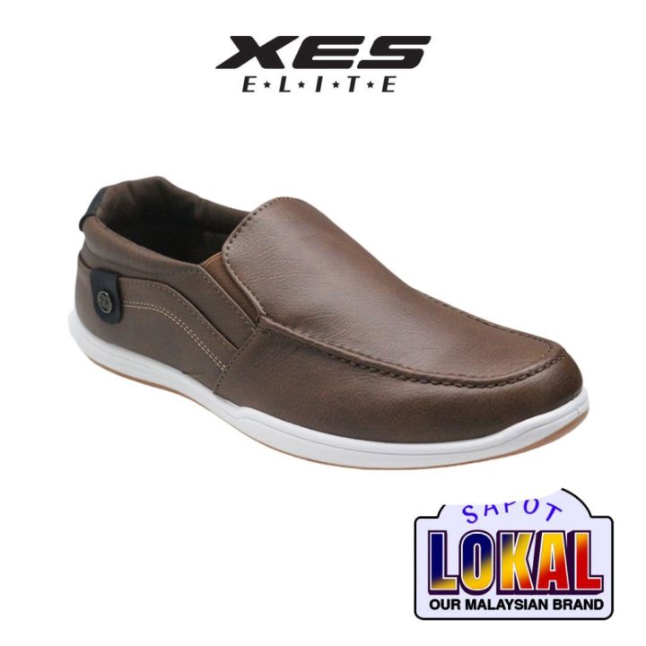 XES Elite Men MCEL101 Casual Formal Shoes Brown Black
