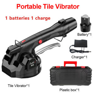600W Portable Tile Vibrator 6-Speed Adjustable For 100x100cm tiles Floor Plaster Machine Tile Laying with Li-ion Battery Automatic Floor Vibrator Leveling Tool tools