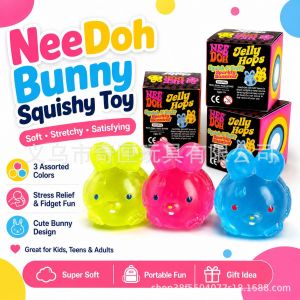 NeeDoh Rabbit Squishy Toy   Decompression toy TPR New material extrusion toy