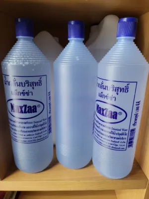 น้ำกลั่นใส่แบต น้ำกลั่น เติม แบตเตอรี่รถยนต์ ขนาด 1 ลิตร