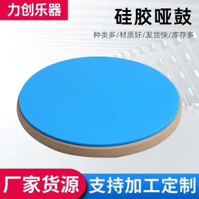 Beginners practice drum pad 12inch Silent drum practice set silicone silent drum practice pad