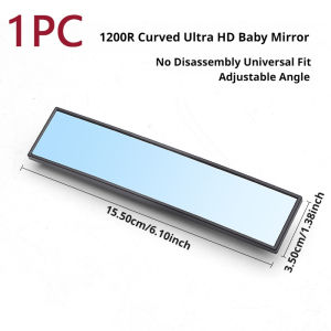 SEAMETAL Car Interior Baby Mirror Family Journey Rear Seat Viewing Adjustable Curved Mirror ABS Housing Rearview Aid