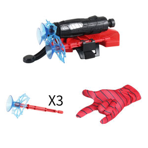 พร้อมส่ง!🔥Disney SpiderMan Hero Launcher หมุน Spider-Man Launcher Soft Bullet Gun ดูดถ้วย Ejection ของเล่นเด็กของขวัญวันเกิด