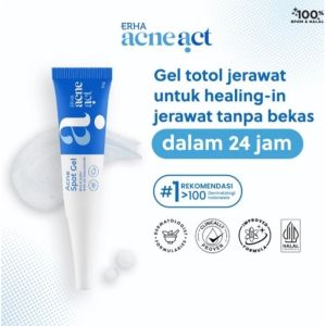 PROMO RAMADHAN ERHA Acneact Acne Spot Gel BHA & Sulfur 10g - Obat Totol Jerawat