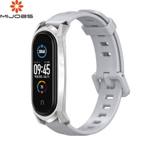Mi Band 5 / Mi Band 6 / mi smart band 6 Strap for Xiaomi Mi Band 5 / Mi Band 6 / mi smart band 6 Global Version Silicone Mi Band 4 Wristband Mi Band 3 Replacement Wrist Strap Watch Band for Women Men