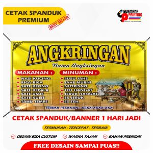 [Free Desain] Cetak Spanduk Banner Custom Premium Spanduk Angkringan
