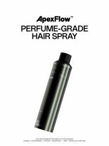 Scented Hair Spray 300ml - Strong Hold 48H Volumizing Natural Finish for Men