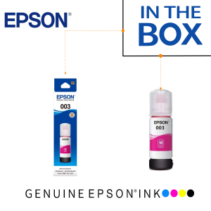 Epson 003 Ink Bottle EcoTank L3110 L3116 L5190 L3150 L1210 L5290 L5296 Printer L1250 L3156 L3101 L3250 L3210 L3256 Color printer ink