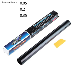 Car Window Sun Protective Film Heat Rejection Ray Blocking Clear Privacy Cover Scratch Resistant PVC Easy Application