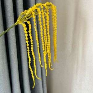 DIVATEN Multicolor Artificial Long Spikes Flower Foam 11 Spikes Flower Decorative Hanging Plant Beautiful Wall Hanging Long Tassel Flower Home Decoration