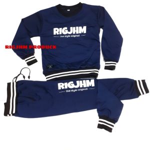 TERLARIS Setelan Joger Olahraga Training Anak Usia 1-14 tahun Sweater FULLover Setelan Anak Laki laki Perempuan