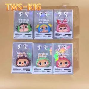 2025 New Wireless Bluetooth Headset Automobiles Curtain Soft Toy Crying Baby The Powerpuff Girls in-Ear Sanrio