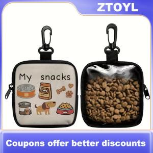 【ZTOYL】 Pet Portable Dog Training Waist Bag Treat Snack Bait Dogs Obedience Agility Outdoor Feed Storage Pouch Food Reward Waist Bags
