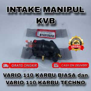 INTAKE MANIPUL HONDA KVB BUAT MOTOR VARIO 110 KARBU BIASA dan VARIO 110 ASLI ORIGINAL HONDA AHM