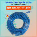 Dây mạng CAT 6 bấm sẵn 2 đầu 50m / 45m / 40m / 35m / 30m / 25m / 20m / 15m / 10m (Dây internet lõi nhựa chống đứt). 