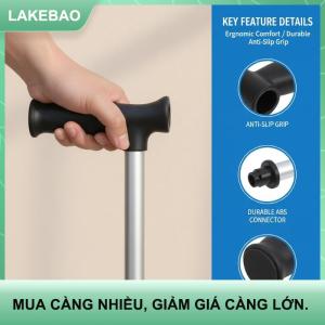 【LAKEBAO】 1 pcs nách Nạng xử lý Grip đi bộ thanh xử lý Grip chống trượt kết thúc tốt đẹp mía thay thế Grips