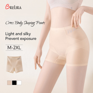 【SINGABRALETTE】High Waist Safety Pants Seamless Panties Mulberry Silk Tummy Control Shapewear Hip Lift Ultra-Thin Underwear 安全褲