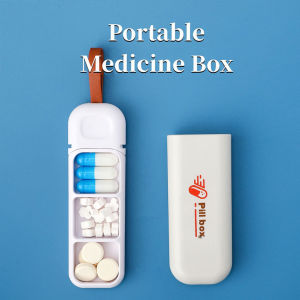 Kotak Obat 1 Hari Tiga Kali Tempat Obat Harian Wadah Tempat Obat  Vitamin Pill Medicine Box Travel Organizer