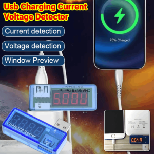 Usb Charging Current/Voltage Detector Digital Display DC Voltage Current Meter Type-C Interface Cable Charger Detector
