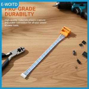 【E-WOITD】 14.4V 18V Li Ion Battery Charger Terminal Adapter for BL1830 Connector DIY Power Tool Accessory Spare Part