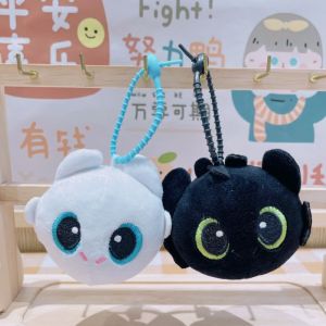 อะนิเมะพวงกุญแจฟันวิธีการรถไฟมังกรของคุณตุ๊กตาตุ๊กตาจี้พวงกุญแจอุปกรณ์เสริมพวงกุญแจแฟนของขวัญ