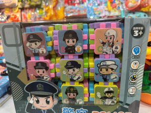 Bộ Đồ Chơi Lắp Ghép Hình Nhân Vật Cảnh Sát Đa Dạng – Giáo Dục An Toàn & Vai Trò Xã Hội Cho Bé