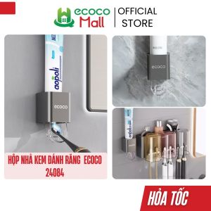 Hộp lấy kem nhả kem đánh răng ECOCO hợp kim nhôm tĩnh điện không hoen gỉ cao cấp thế hệ mới 24084