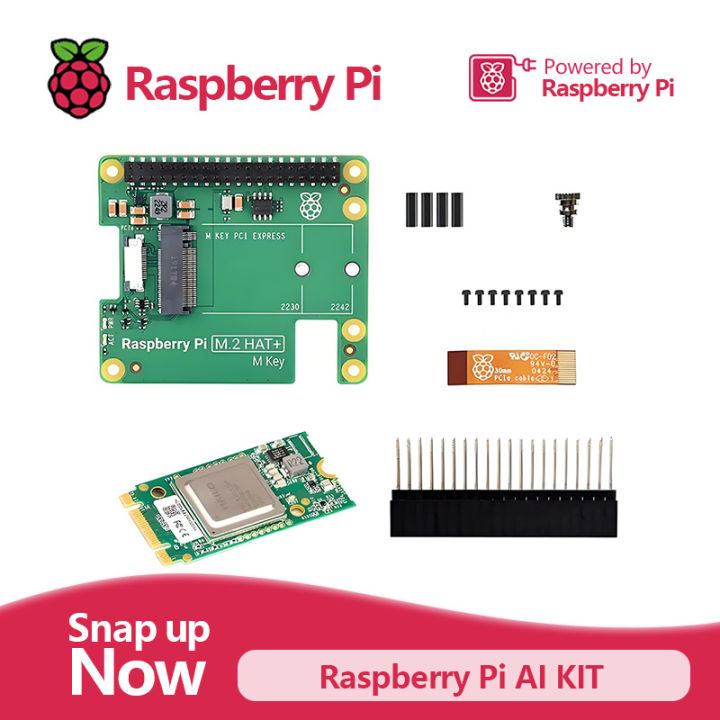 【Official Warranty】 Official Raspberry Pi 5 AI Kit For Raspberry Pi 5 ...