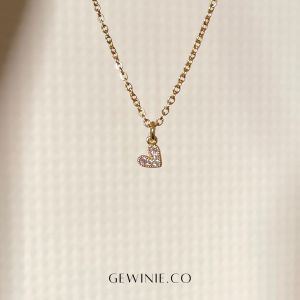 Gewinie.co - LOVE Necklace สร้อยคอ จี้หัวใจ
