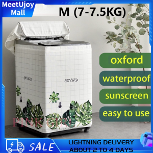 Ready Stock Waterproof dustproof and sunscreen protective cover for washing machine cover