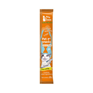 Cemilan kucing snack kitten penggemuk badan dan penambah nafsu makan kucing makanan basah cat food strips 15g